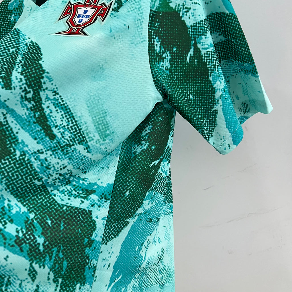 Camisola de Futebol Portugal – Edição Treino Verde Água