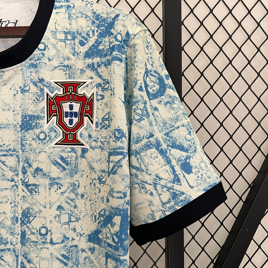 Camisola de Futebol Portugal Away Nike 2024/25 – Edição Azulejos