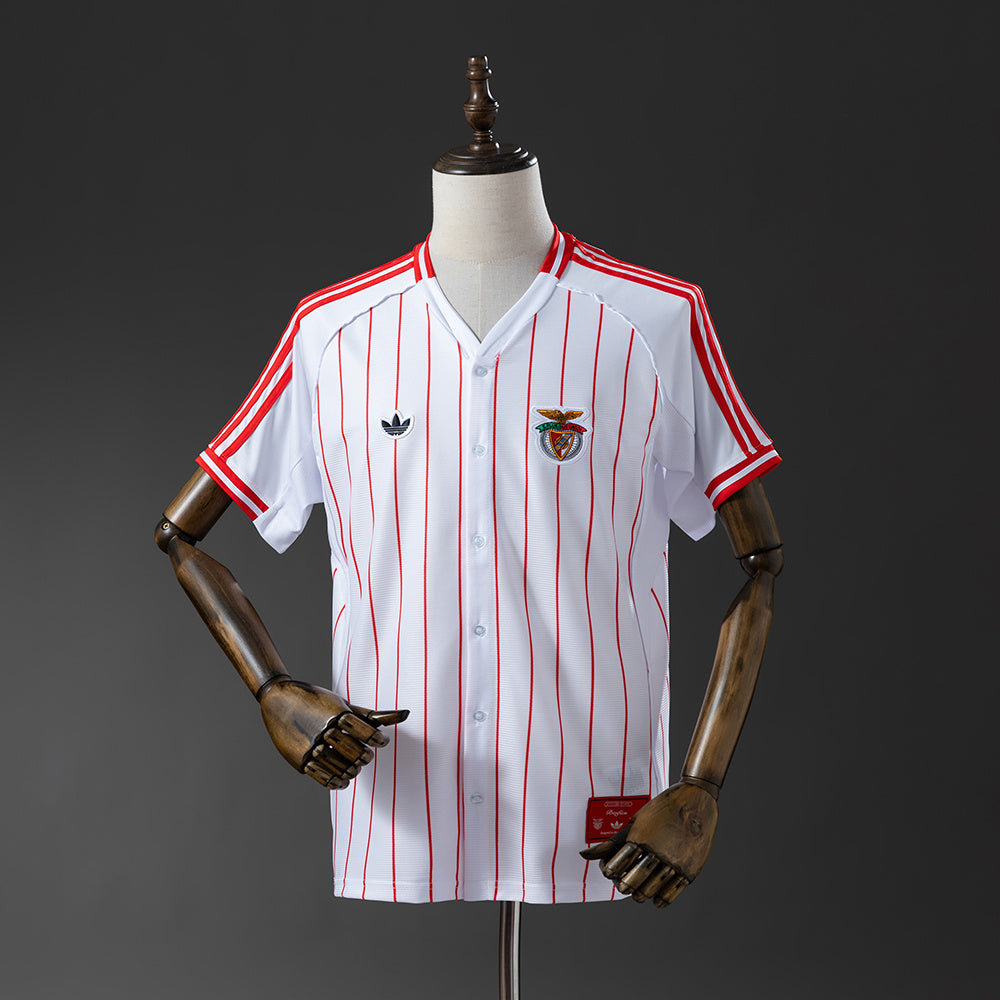 Camisola Benfica Edição Baseball Branca 2025/26