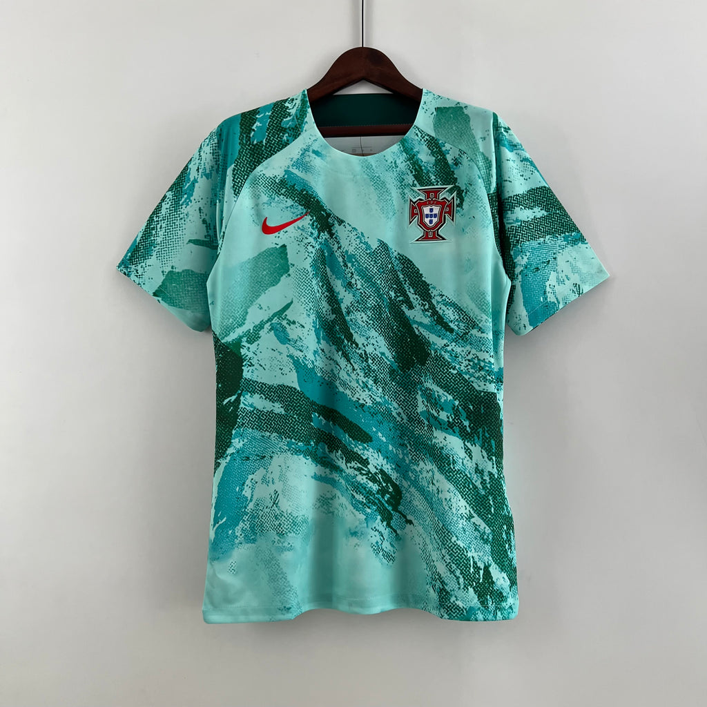 Camisola de Futebol Portugal – Edição Treino Verde Água